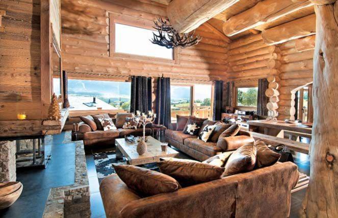 Chalet De Luxe "Lodge Des Sens" - Jacuzzi & Sauna - 12 Pers Bolquere ภายนอก รูปภาพ