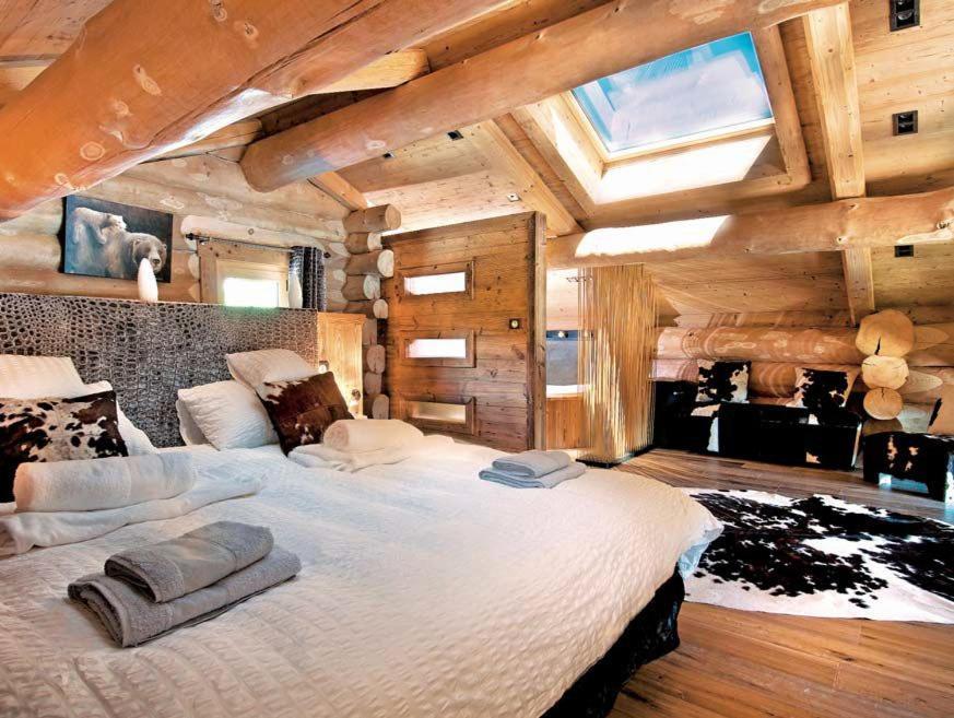 Chalet De Luxe "Lodge Des Sens" - Jacuzzi & Sauna - 12 Pers Bolquere ภายนอก รูปภาพ